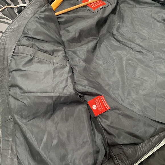 Mens Leverapelle 100% Authentic Lambskin Leather Vest. Black. Size 3XL - Picture 5 of 6